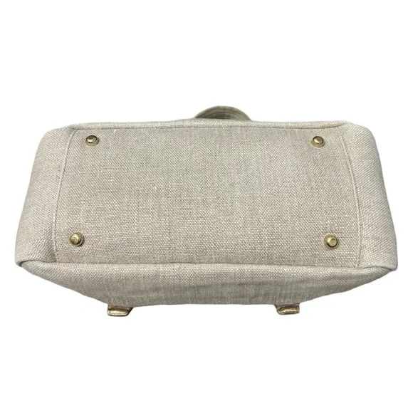 Yves Saint Laurent Cream and Gold Shoulder Bag - Picture 5 of 11